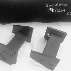 Machined Aluminum Side-Mount system for Fanatec CS, GT & CSL DD wheelbases