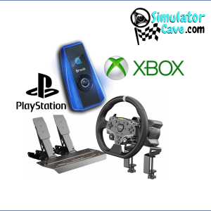 Moza R3 Racing Wheel and Pedals with Raslution 2 PS5 adapter