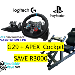 Logitech G29 & APEX SimulatorCockpit Bundle